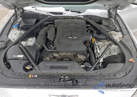 2018 Genesis G80 Base z USA, uszkodzony, nr VIN KMHGN4JE6JU250589